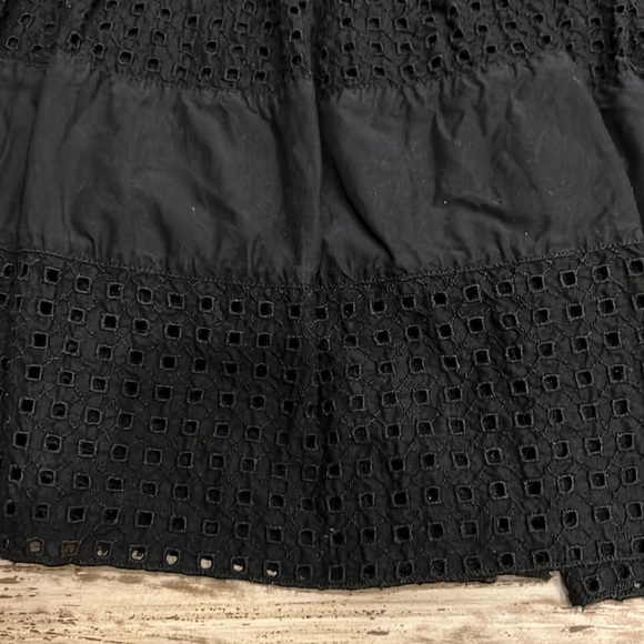 Gap skirt - eyelet black - size 0 - Picture 4 of 7